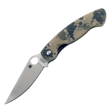 Spyderco Military Model G-10 Plain Edge Knife
